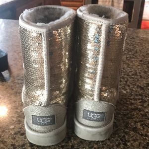 Sparkly Gold Ugg Boots